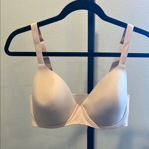 Aerie Cream T-Shirt Bra with Underwire Support